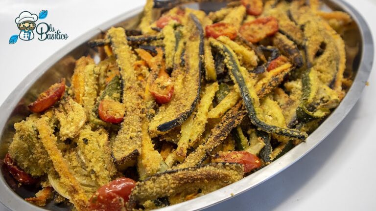 Esplora la Culinaria Mediterranea: Deliziosi Peperoni e Melanzane al Forno con Croccante Pangrattato!
